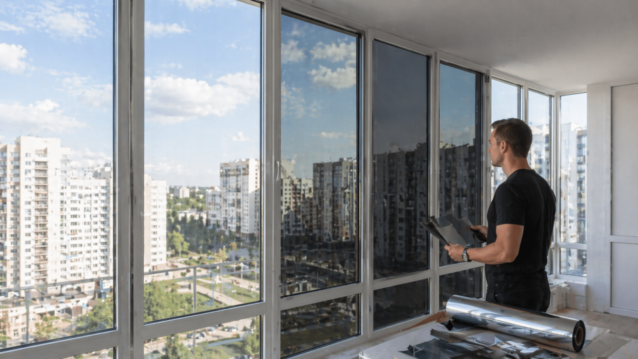 Тонировка балкона: какую пленку выбрать для остекления